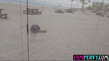 Step sis Latina Gaby Ortega deepthroats step bro's big dick