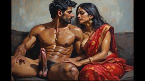 Indian MILF with her son&amp;#039;s college teacher in college meeting fuck in bathroom xxx wife cheats