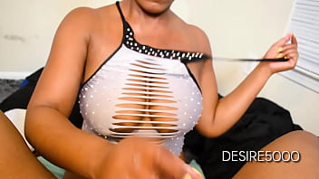 Handjob talking nasty huge tits