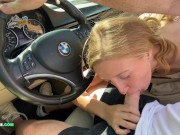 College Slut gets Roadside Pussy Creampie - Molly Pills - POV 4K