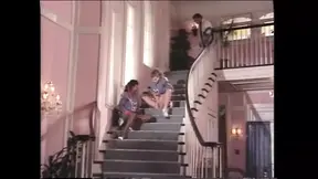 Older woman spreads her nasty pussy wide for some young cock