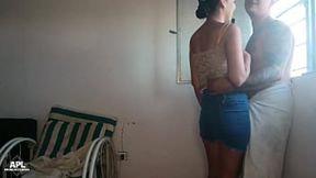 I love showing this sexy girl how to pleasure a real dick🌭 - Part 1