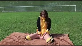 Blonde Babe Takes on Two Cocks in Wild Group Fuck