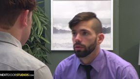 Bearded Opponent Dicked Down By Office Superslut - Julian Brady, Josh Brady - NextDoorStudios