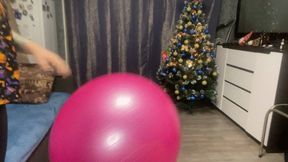 Val crazy jump on ball