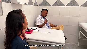 I go to a doctor's appointment and the doctor and the horny