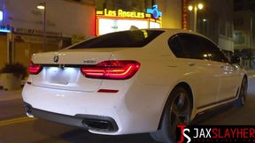 Lusty Sidra Sage Rides Hard BBC While In The Car