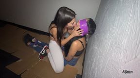 First kiss with bondage from the goddess Sophie Smith. Part 1