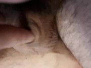 Finger inside my nuts until I cum