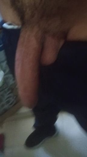 Pulling Out The Wild Cock In The Bathroom Of A Job