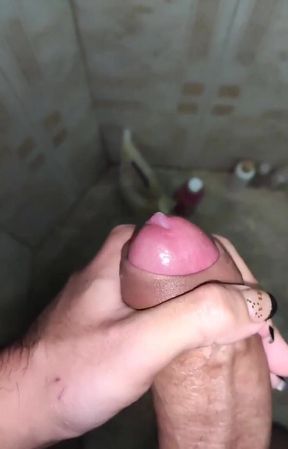 Shower cumshot