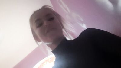 Kinky blonde mistress talks dirty and teases with her booty