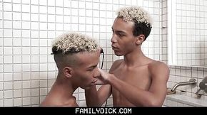 Sexy Identical Twins Jerk Off Side By Side