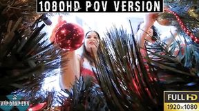 POV - Unaware Xmas Tree Spying ft Sydney Screams & Miss Starlight - 1080hd - 0517