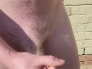 Friend recording me outside full face on OF billabinbigboy