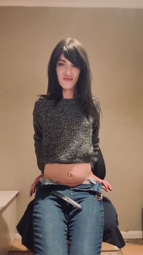 Trans Mum Finger Fucks Herself At 4a.m. After A Night Out