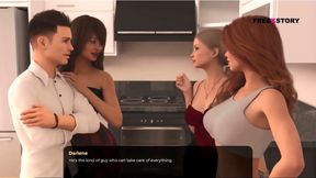 [Gameplay] No more money visual sex novel - Getting blowjob from Lauran