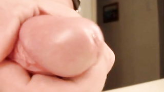 Closeup masturbation hand fucking cumshot load jizz 8