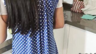 My Crazy Hot Step Daughter Cooking Submissive listens to me into everything - I have to listen to my stepfather, my mother told me but he has sex with me all day and I can not do anything