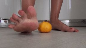 Slippery crushed tangerine b