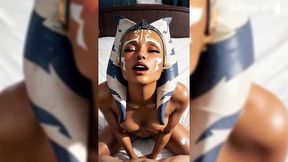 ahsoka ninfeta morena e safadinha (ai gerado, peitos pequenos, menina)