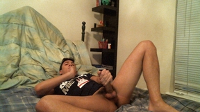 Latina Twink Alexio Strokes Prick