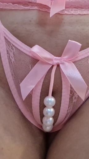 Pearls Panties Try on (video with Such Panties Already on My of or Fansly @tinni_angelll )