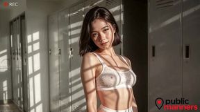 after my workout, i paid an asian woman to give my black cock a proper blowjob.[ai]