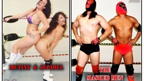 1192-Big Booty Bitches vs Masked Men - Mixed Wrestling