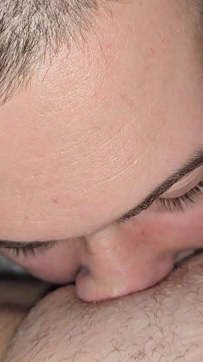 She Loves to Feel My Tongue in Her Pussy and My Cum on Her Stretch-marked Belly