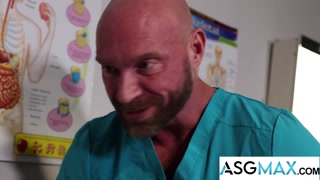 Doctor Stepdad Fixes My Groin Injury By Riding My Hard Cock