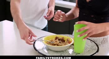 Danica Dillan - Step-Mom and Step-Daughter Threesome with a Hung Lover
