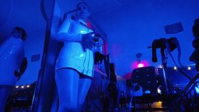 Goddess Eva Latex Domina Femdom Solo Fetish Toys Fuck BDSM Heels Pvc Big Ass MILF