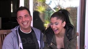 megan met salva at a party.