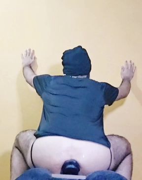 Obsessed Straight Boy Moans Loud While Getting His Ass Ruined by BBC Dildo Balls Deep