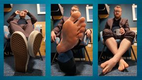 My hotel foot slave: Cum countdown