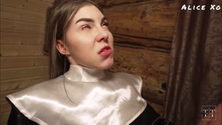 Slutty nun Alice Xo bought a secret chest