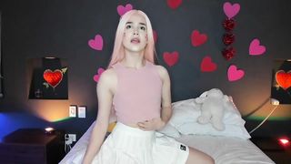 Flawless Molten Lovense T-Woman on Web Cam five