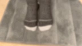 Sped up at home pedicure