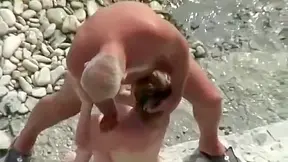 Beach Sex With The Most Tiny Wife Ever