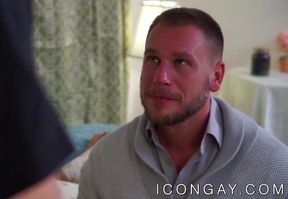 Teacher Hans Berlin fucks nipple pierced student Troy Accola