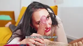 Busty Stepmom Improve Throat And Rimming Skills By The Stepson