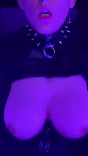 Shemale Slave Self Facial