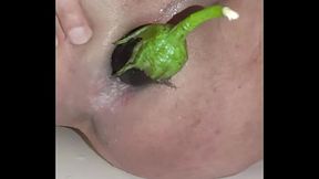 Gay anal eggplant