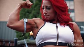 Tia Marie Muscle Bicep Measurements
