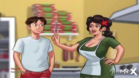 SummertimeSaga - Maria Likes Mustache Riding E1 # 76