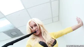 Busty MILF Platnium Charm's Insatiable Office Fuckfest