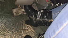 Borrowing a truck in heeled boots