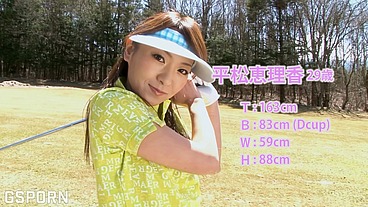 Jav sex in the golf field fucking three japanese girls in hot game and threesome