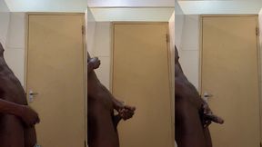 bbc having a quickie in the office bathroom nearly got caught